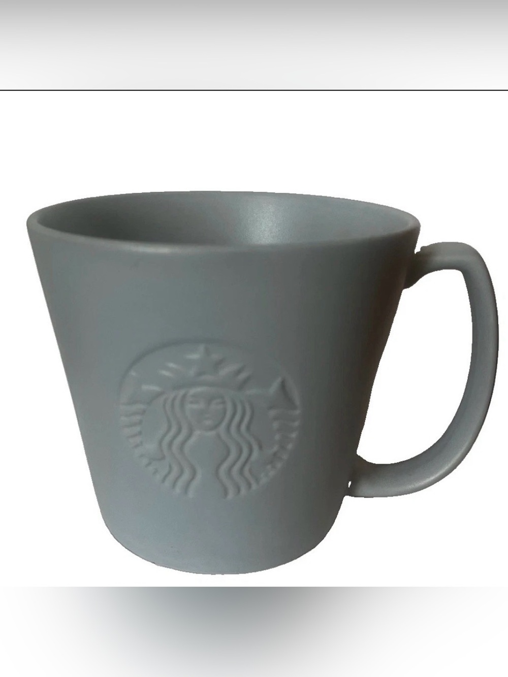Starbucks 2019 Coffee Mug Matte Grey VENTI 20oz Anniversary Ceramic